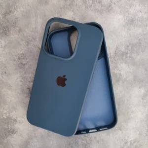 More Gsm iPhone 14 Pro (6.1) Uyumlu Lansman Içi Süet Silikon Kılıf