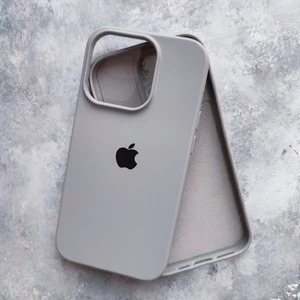 More Gsm iPhone 14 Pro (6.1) Uyumlu Lansman Içi Süet Silikon Kılıf
