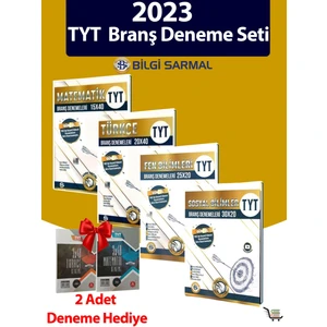 Bilgi Sarmal Yayınları TYT Matematik-Türkçe-Fen-Sosyal Branş Deneme ve Türkçe-Matematik Çıkmış Sorular Denemesi