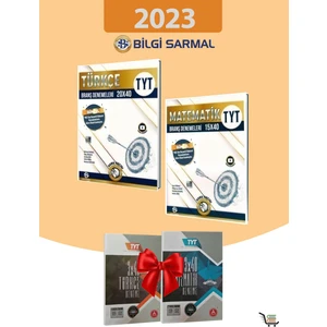 Bilgi Sarmal Yayınları TYT Türkçe-Matematik Branş Deneme ve Türkçe-Matematik Çıkmış Sorular Denemesi