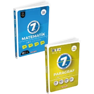 Dinamo Yayınları .2023 7.sınıf Matematik+Paragraf Soru Bankası Yeni Nesil 2 Li Set