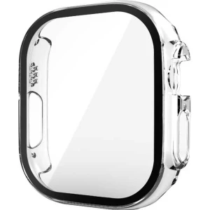 Case 4U Apple Watch Ultra Kasa ve Ekran Koruyucu 49mm Gard 20 Şeffaf