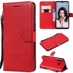 Huawei P30 Lite Için Uyumlu Telefon Kabı - Kırmızı (Yurt Dışından)