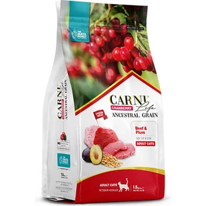 Life Cranberry Sığır Eti ve Erikli Yetişkin Kedi Maması 10 kg
