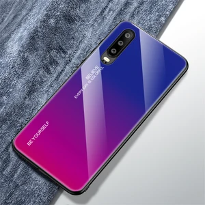 Huawei P30 Için Uyumlu Telefon Kabı - Koyu Mavi (Yurt Dışından)