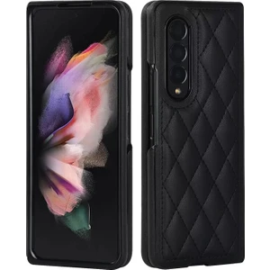 Uygulanan Samsung Galaxy Z Fold 3 Elmas Kafes Cep Telefonu Kılıfları Kılıfı