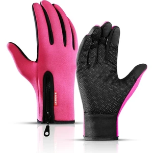 Lucky Power Unisex Dokunmatik Ekran Kış Termal Sıcak Tam Parmak Eldiven Bisiklet Bisiklet Kayak Açık Kamp Yürüyüş Motosiklet Için (Yurt Dışından)
