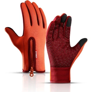 Lucky Power Unisex Dokunmatik Ekran Kış Termal Sıcak Tam Parmak Eldiven Bisiklet Bisiklet Kayak Açık Kamp Yürüyüş Motosiklet Için (Yurt Dışından)