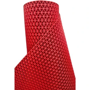 Z Mat Yıldız Kaydırmaz Pvc Paspas Iç - Dış Islak Zemin Kırmızı