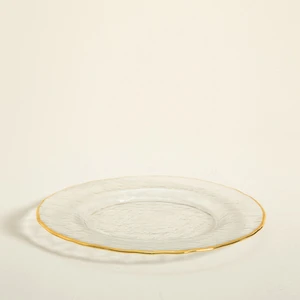 Ice Tabak 22 cm Transparan/altın