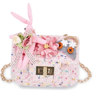 Moda Sevimli Kız Omuz Messenger Çantası Çocuk Çapraz Gövde Zinciri Çanta Yürümeye Başlayan Kız Çantaları Prenses Çapraz Vücut Çantaları Çanta(Yurt Dışından)