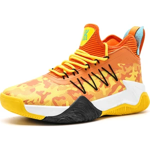 Yeşil Erkekler Basketbol Ayakkabıları Yüksek Top Sneakers Çocuk Spor Ayakkabı Eğitim Atletik Botlar
