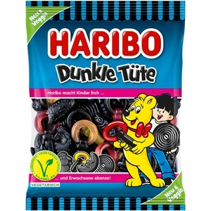 Haribo Dunkle Tüte Vegetarian 175 gr