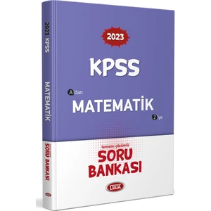 Data Yayınları KPSS Matematik Çözümlü Soru Bankası