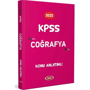 Data Yayınları KPSS Coğrafya Konu Anlatımlı