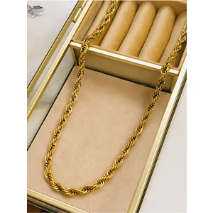 Lujo Jewelry çelik burgu kolye