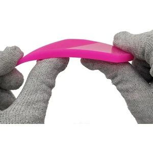 Oto Aksesuarcım Ppf/tph Silikon Çekçek Ragle Cam Filmi Çekme Uygulama Aparatı Pembe 10X7.5CM