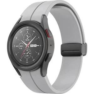 Samsung Galaxy Watch 5 Pro 45 mm Uyumlu Kayış Silikon Mıknatıslı Kordon