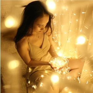 Yılbaşı Ağacı Işığı 10 Metre Gün Işığı LED Işık 100 LED Lambalı 220V Ile Çalışır Noel Ağacı Işığı