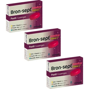 Black Berry Bron-Sept Kara Mürver 24 Pastil 3'Lü Paket