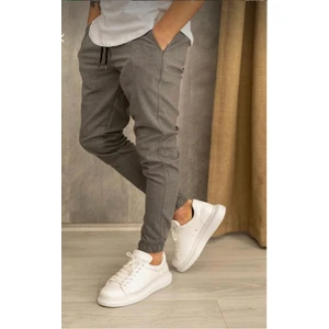 Trend Vadi Trendvadi Erkek Koyu Gri Lastik Paça Jogger Pantolon