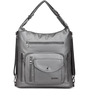 Yıkama Deri Hem Sırt Hem Omuz Kadın Çantası 21-K Barcelona 1580