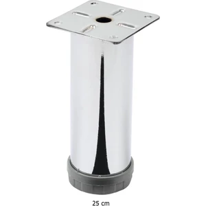 Mobilya Ayağı Metal 25 Cm Alttan Ayarlı 42 mm Krom Ayak