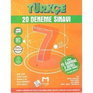 Mozaik Yayınları 7. Sınıf Türkçe 20 'Li Deneme