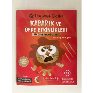 Aydın Psikoloji Yayınları'ndan 3-5 Yaş Grubu için Eğitici Kabarık Kitap: Öfke Yönetimi Etkinlikleri - Anıl Şen