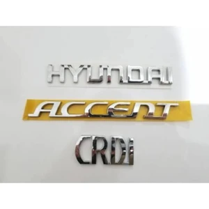 Oto Point Accent Era Hyundaı Accent ve Crdi Bagaj Yazısı Arma 3 Adet