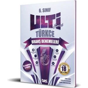 Bes yayınları 6. Sınıf Türkçe Ulti Serisi Branş Denemeleri 2023