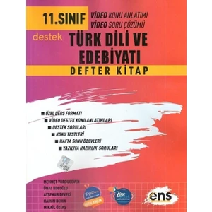 ENS Yayıncılık 11. Sınıf Türk Dili ve Edebiyatı Defter Kitap 2023