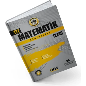 ENS Yayıncılık Yayınları TYT Matematik 12 Li Denemeleri 2023