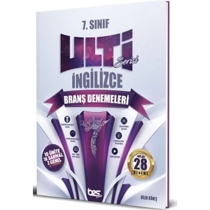 Bes yayınları 7. Sınıf Ingilizce Ulti Serisi Denemeleri 2023