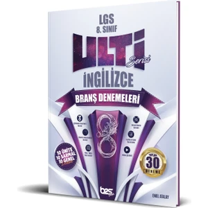 Bes yayınları 8. Sınıf Ingilizce Ulti Serisi Branş Denemeleri 2023