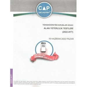 Çap Yayınları AYT 2022 Tıpkı Basım