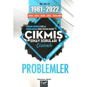 Çap Yayınları Problemler Çıkmış Sınav Soruları