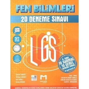 Mozaik Yayınları 8. Sınıf Fen Bilimleri 20 Deneme 2023