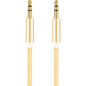 Aux 3.5mm Örgü Kablo Apple Iphone/samsung/xiaomi/huawei Uyumlu Müzik Ses Aktarıcı Aksesuar