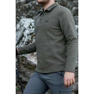 Huğlu Outdoor Haki Polar Sweatshirt