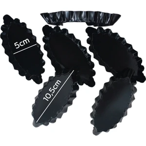 Pastry Planet Teflon Mekik Tartolet Kalıbı 6 Lı Set