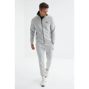 Air Jones Hugo Gri Melanj Jogger Erkek Eşofman Takım - 85198
