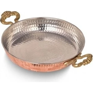 Turna Bakır Acemli Tava 6 No 24 cm Makine Dövme Kırmızı TURNA7562-1