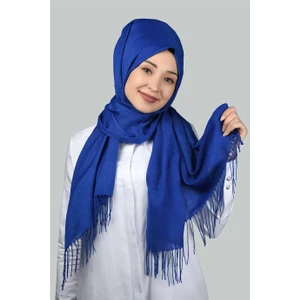 Düz Paşmina Şal - Saks