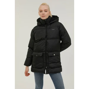 W-Bella Coat 2pr Siyah Kadın Uzun Kaban