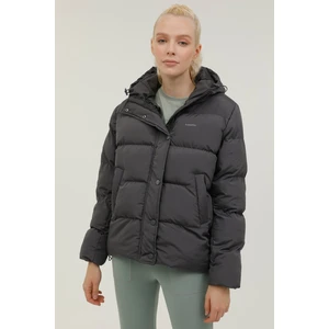 W-SN2020 Bıanca Coat 2pr Antrasit Kadın Kısa Kaban