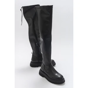 Chip Siyah Kadın Dizüstü Çizme