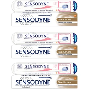 Tam Koruma 75 ml x 3 Adet +Yumuşak Diş Fırçası x 3 Adet