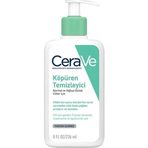 Normal ve Yağlıya Dönük Ciltler Için Köpüren Temizleyici 236ML