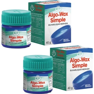 Algo-Wax Simple Buharlaşan Merhem Viks Krem 40 gr x 2 Adet